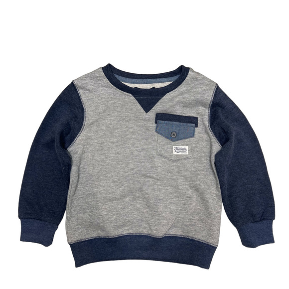 Boys Life and Legend Kids Blue Green Long Sleeve Pullover Sweater Top Size 2 NEW - Picture 1 of 6